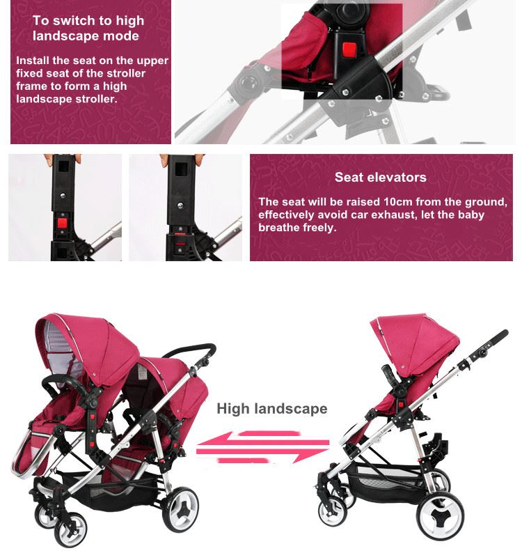 plastic double stroller plastic double stroller